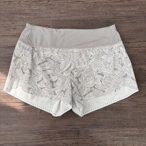 ATHLETA LASER RUN SHORTS GREY WOMEN'S SMALL